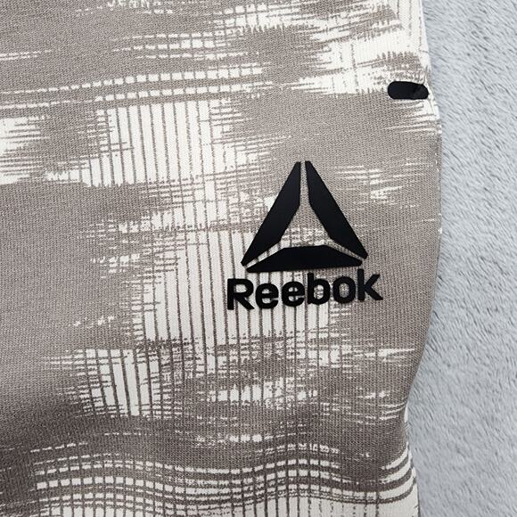 Reebok Shorts Mens XL Tan Brown Momentum 9" Pull On Drawstring Workout Casual - Picture 4 of 14